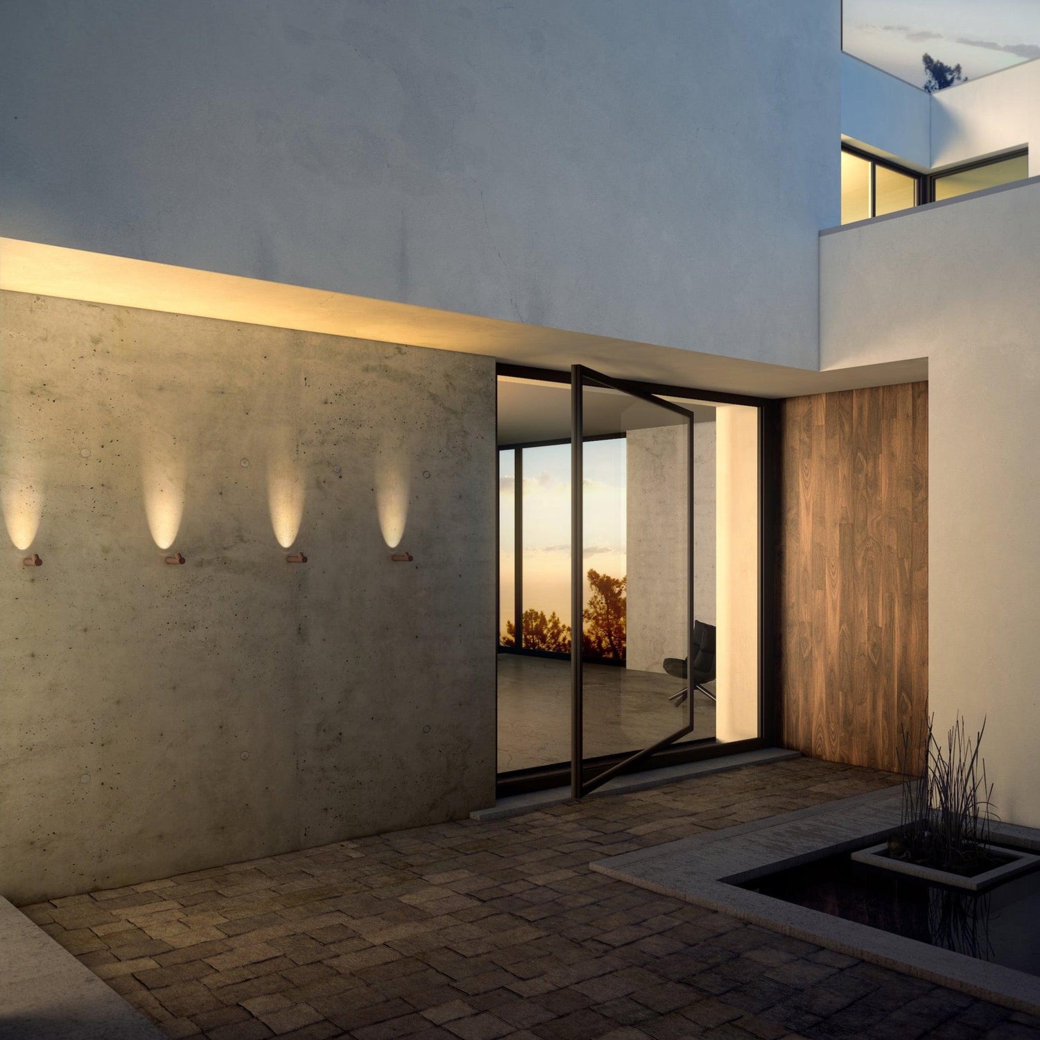 Vibia Bamboo Vibia Bamboo Outdoor Wall Light
