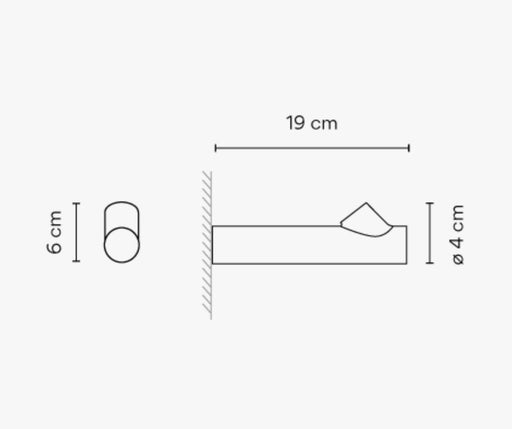 Vibia Bamboo Outdoor Wall Light