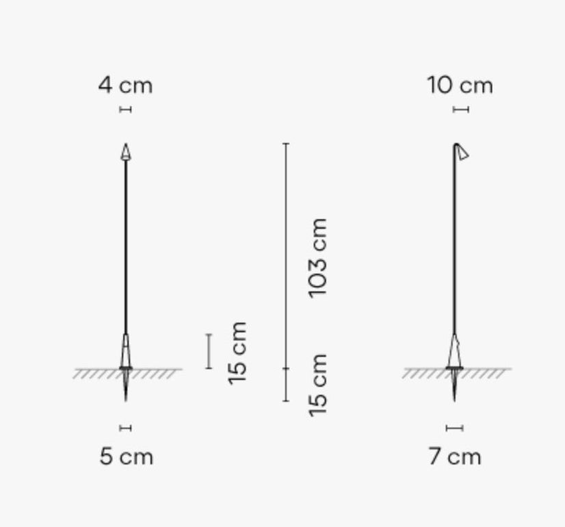 Vibia Brisa Outdoor Floor Lamp | Inspyer Lighting