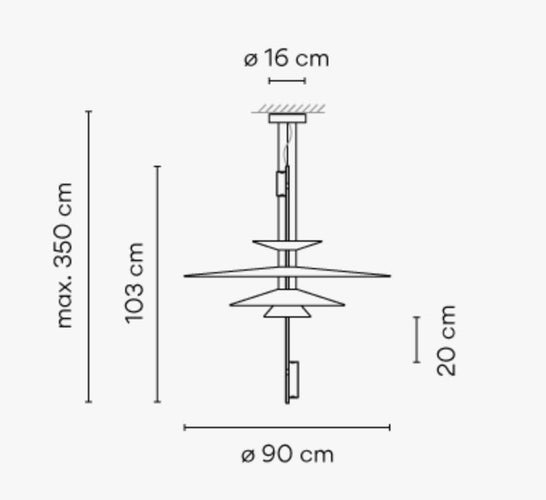 Vibia Flamingo Suspension Light
