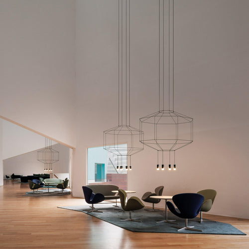 Vibia Wireflow Octogonal Suspension Light