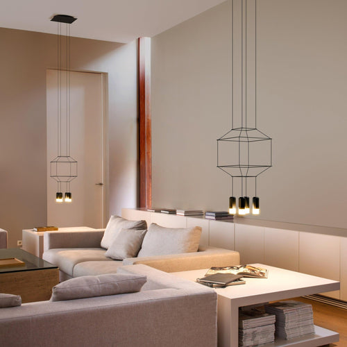 Vibia Wireflow Octogonal Suspension Light