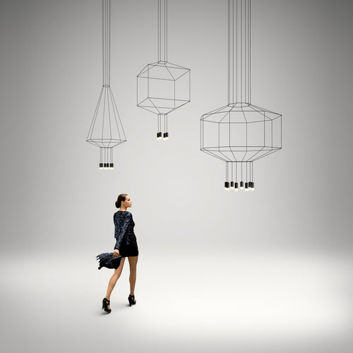 Vibia Wireflow Octogonal Suspension Light